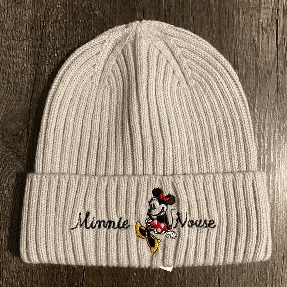 Disney Accessories - Disney Minnie Mouse Gray Beanie